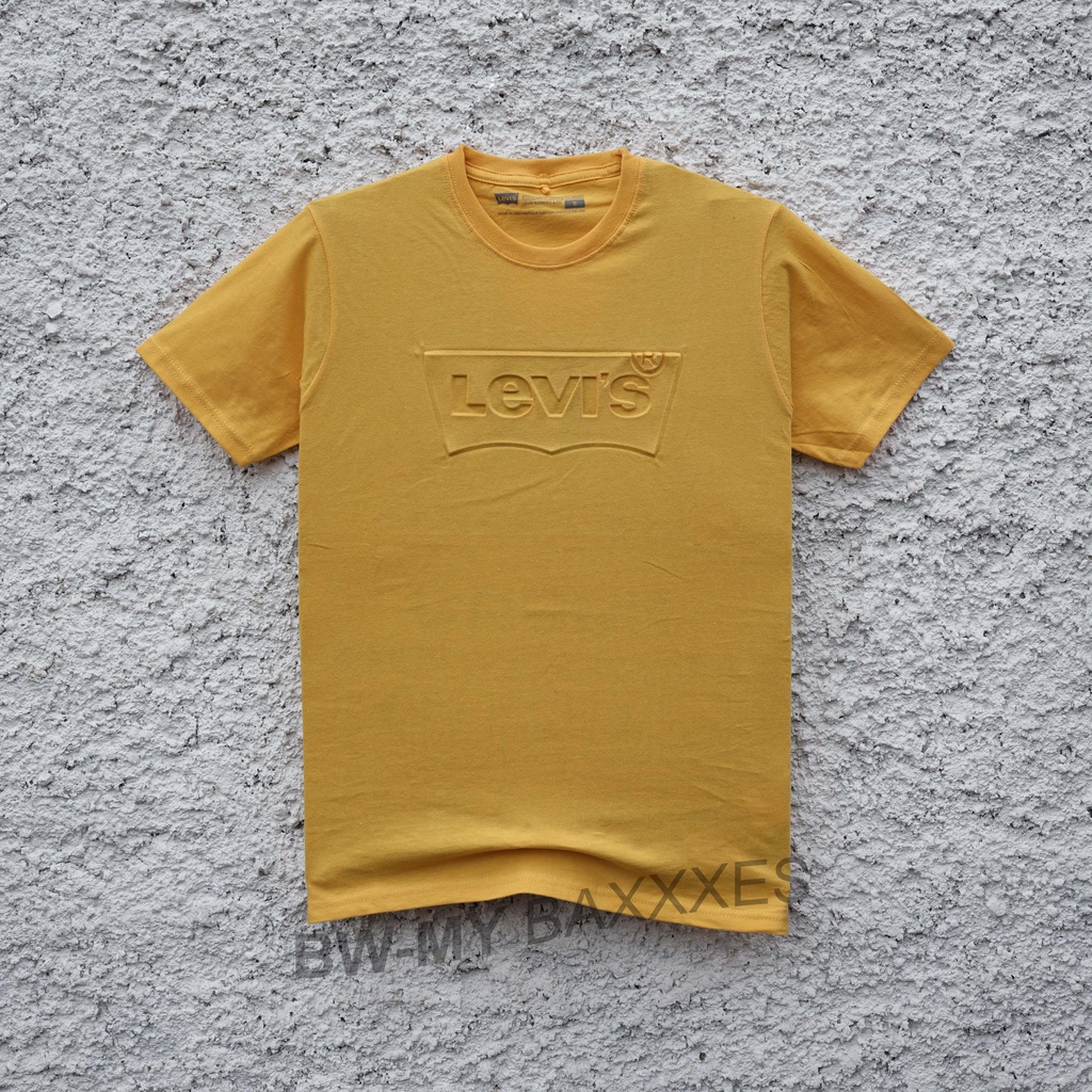 Kaos Pria Levi's | Batwing Emboss Yelo