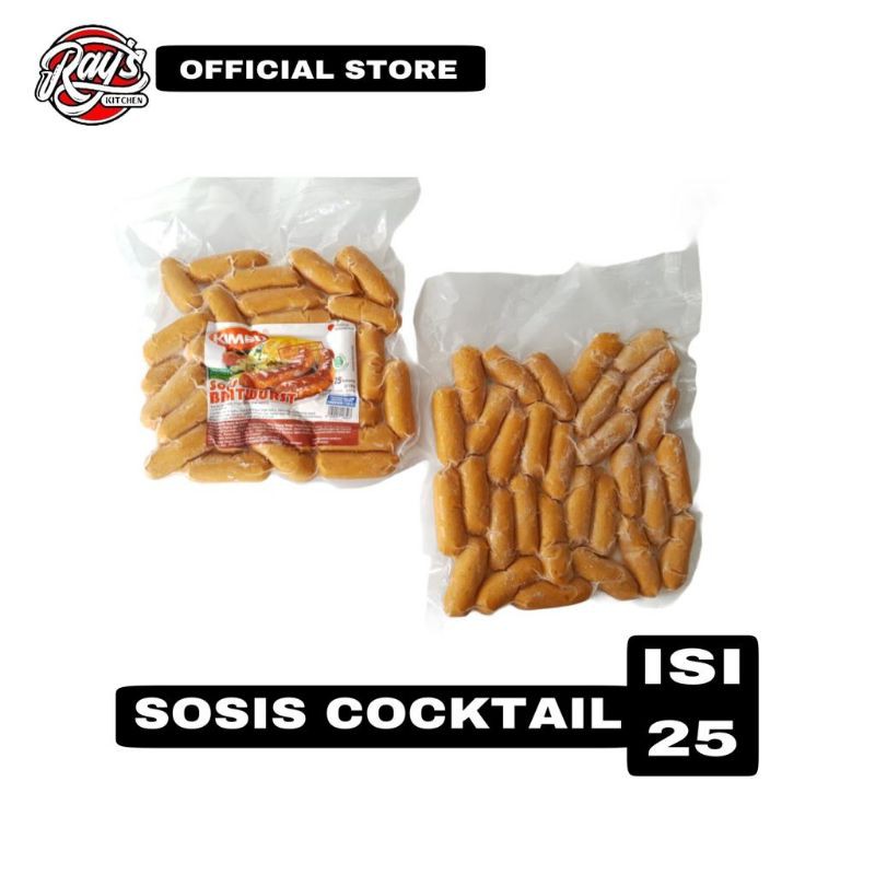 

Kimbo Sosis Sapi Cocktail Bratwurst 500gr 25pcs