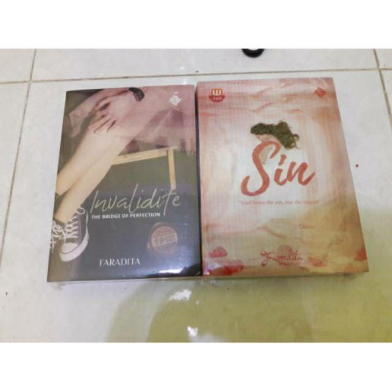 Novel SIN & INVALIDITE - Faradita 2Buku
