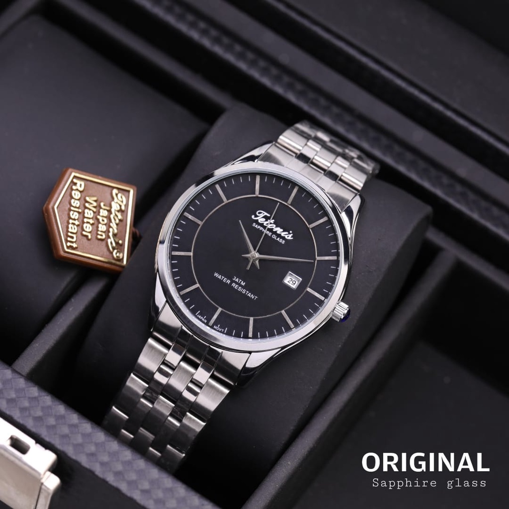 ORIGINAL  Jam tangan pria TETONIS 6603 CLASSIC - Kaca saphire - Tanggal aktif ( bisa COD ) 1