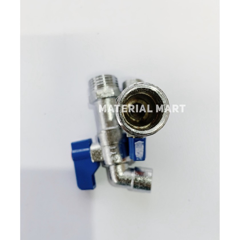 Keran Air Besi 1/2” Pendek | Kran Air 1/2 Inch Mini | Tembok Cebol | Material Mart