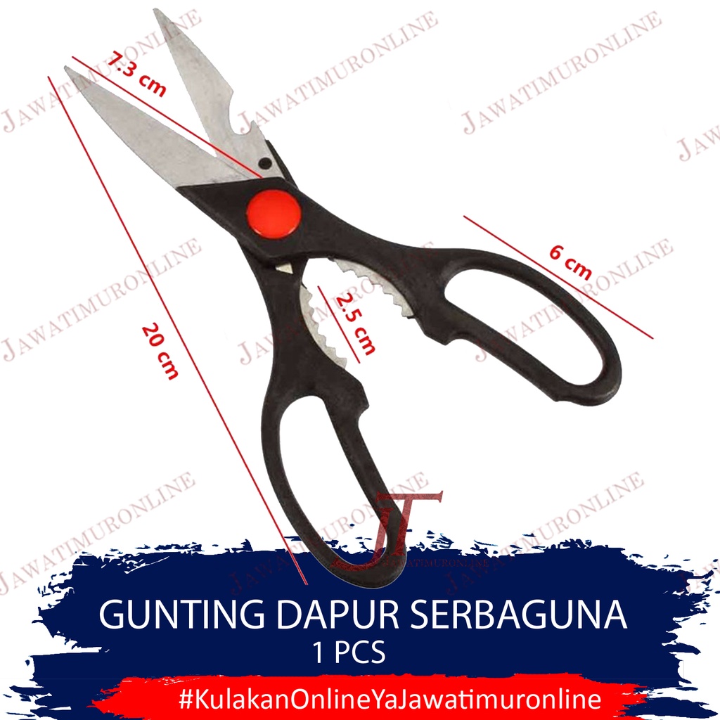 Gunting Dapur Serbaguna - Gunting Dapur Multifungsi