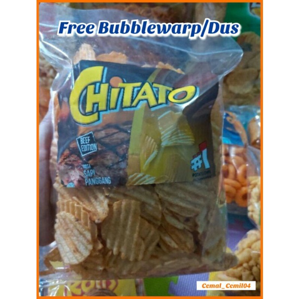 

Termurah! Snack chitato kiloan repacking 250gr