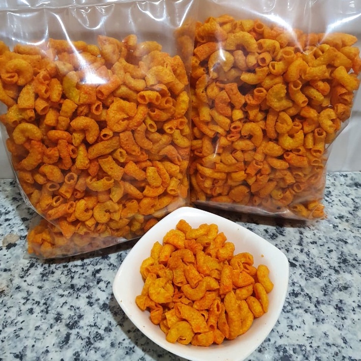 

Macaroni Pedas Chili - Cemilan Halal - 1kg