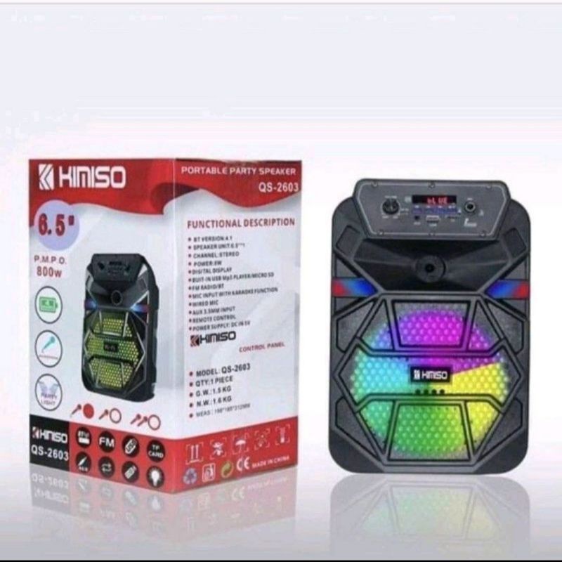 Speaker Bluetooth Kimiso/Brain Power QS-2602/QS2603