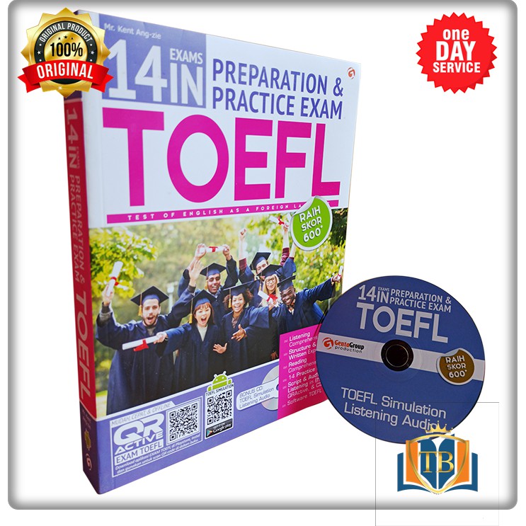 BUKU TOEFL - BUKU TES TOEFL - BUKU TES TOEFL TOEIC: 14 EXAMS IN PREPARATION PRACTICE EXAM TOEFL