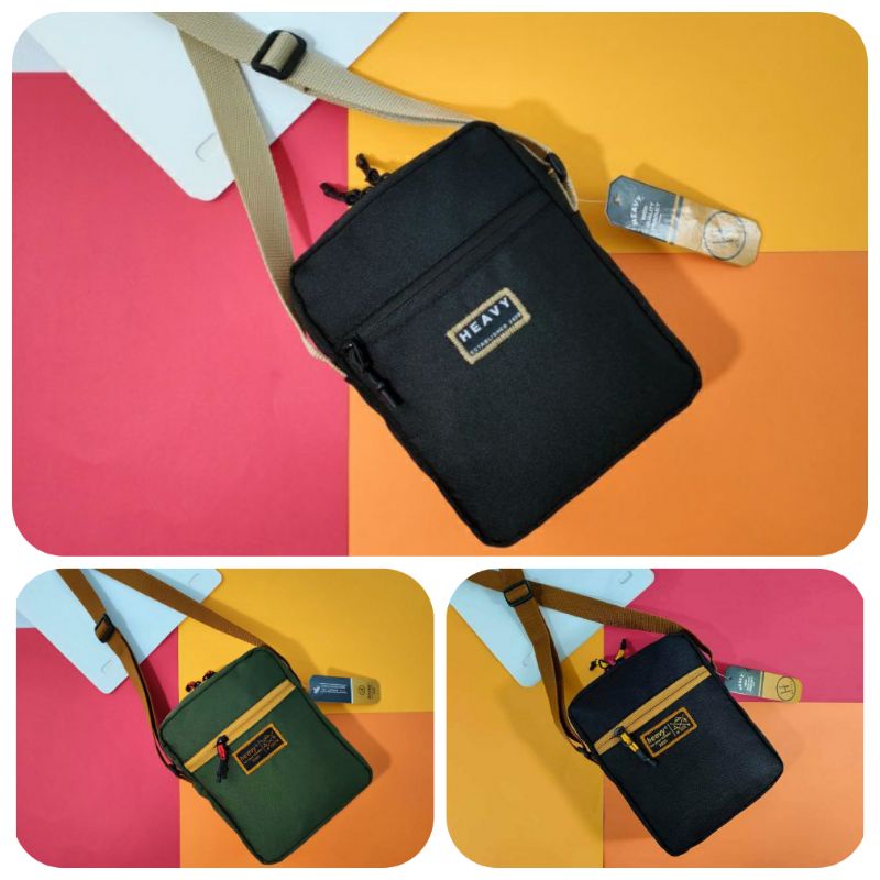 [HEAVY.BAG] SLINGBAG ORIGINAL HEAVY. TAS SELEMPANG . SLINGBAG HEAVY . TAS PRIA HEAVY . SLINGBAG MINI