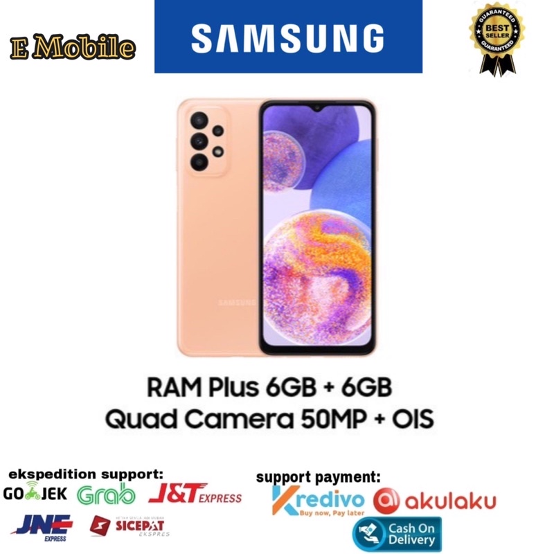 Samsung A23 6/128 ~ Super Fast Charging ~ Camera 50MP - Layar 6,6 Inch Garansi Resmi-1