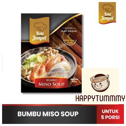 Miso Sop Koki jempol Bumbu sop miso koki jempol 60 Gram