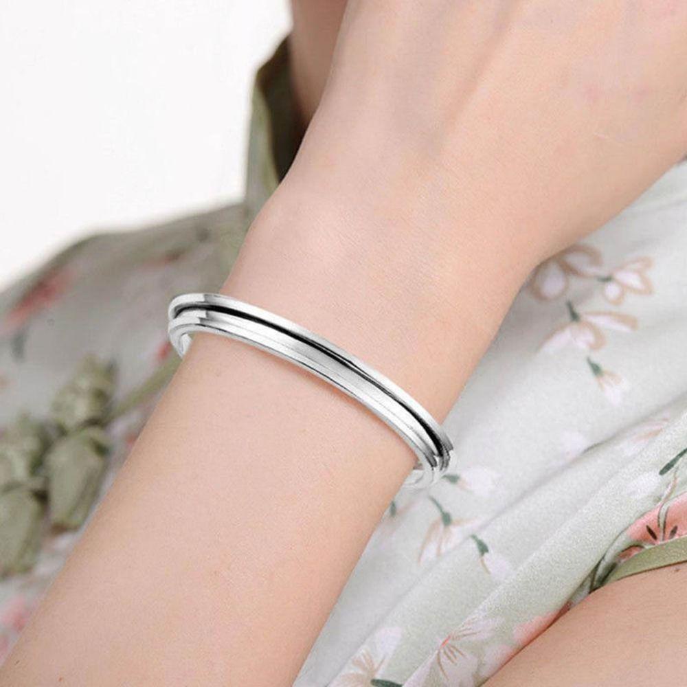 Gelang Bangle Cuff Rambut Model Terbuka Warna-Warni Gaya Vintage Untuk Wanita