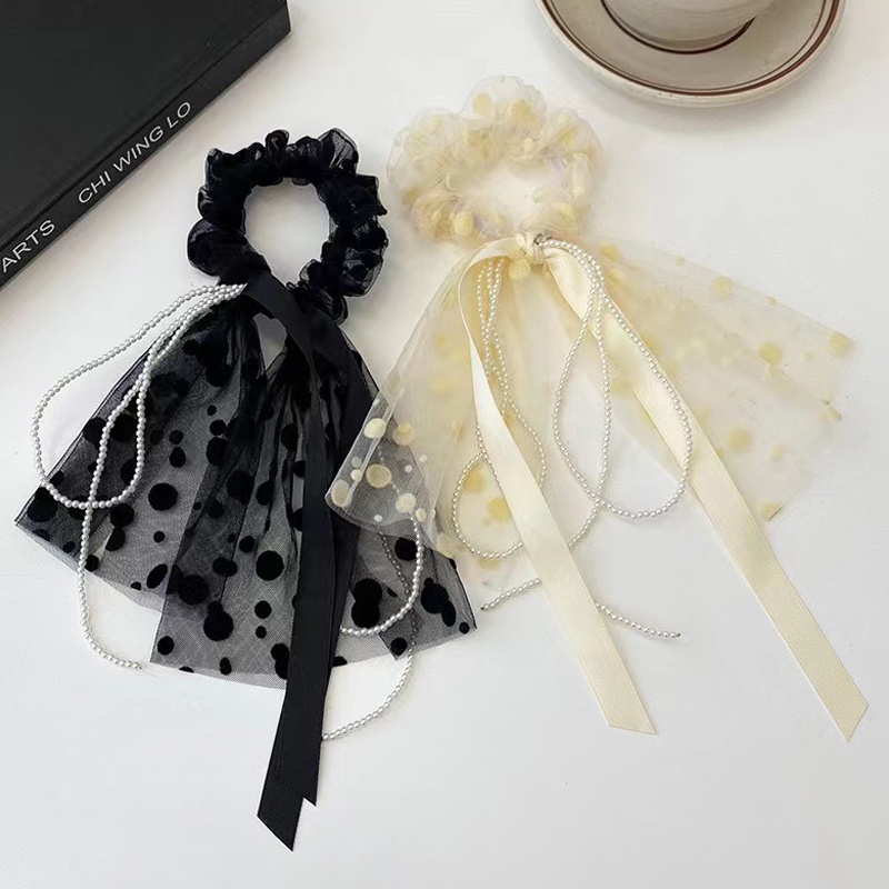 Ikat Rambut Mutiara Renda Kekinian Korean Aksesoris Fashion Import