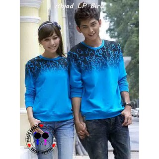 Kaos Tebal Lengan Panjang Couple Pria Wanita Kembaran Kaos Tebal Lengan Panjang Couple Pria Wanita Kembaran