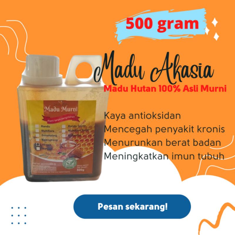 

MADU MURNI AKASIA 500 GR