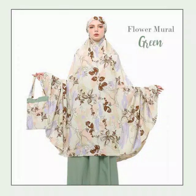 Mukenah tazbiya flower