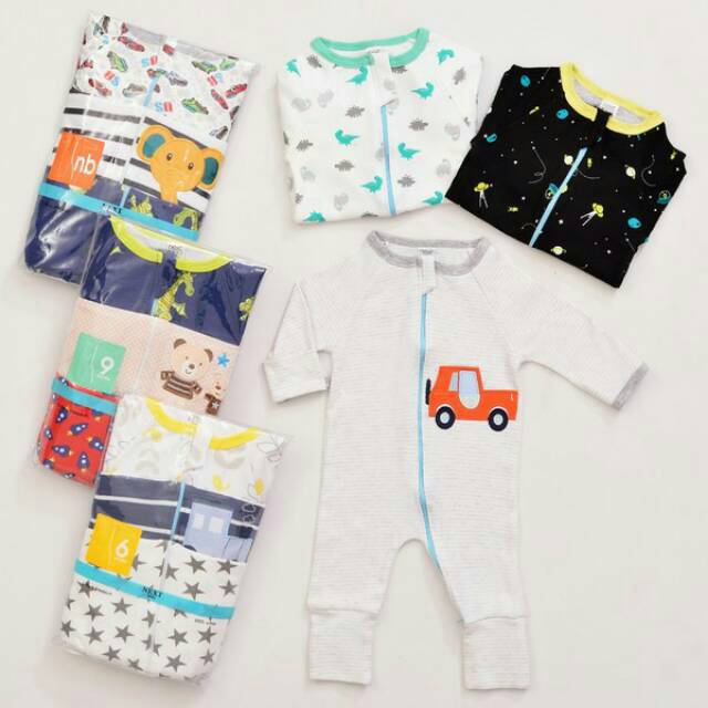 LKP068-O NEXT Size NB-12bln Isi 3 in 1 Sleepsuit Panjang (With Zipper) IDR 135.000.jpg