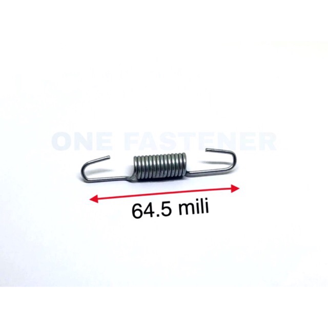 pk0155 PER pengait KNALPOT motor PUTIH Universal exhaust spring hook