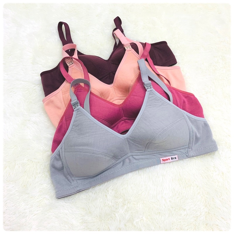 BH DALEMAN WANITA / COD SPORT BRA WANITA CEWEK REMAJA DAN DEWASA - TANPA KAWAT - BH SPORT / BH BUSA TIPIS TANPA KAWAT-1