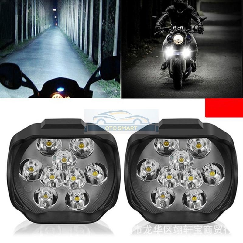 Lampu Tembak Sorot LED Motor Work Light Cree 6 Mata 6LED/Cree 9 Mata 9 LED 12V