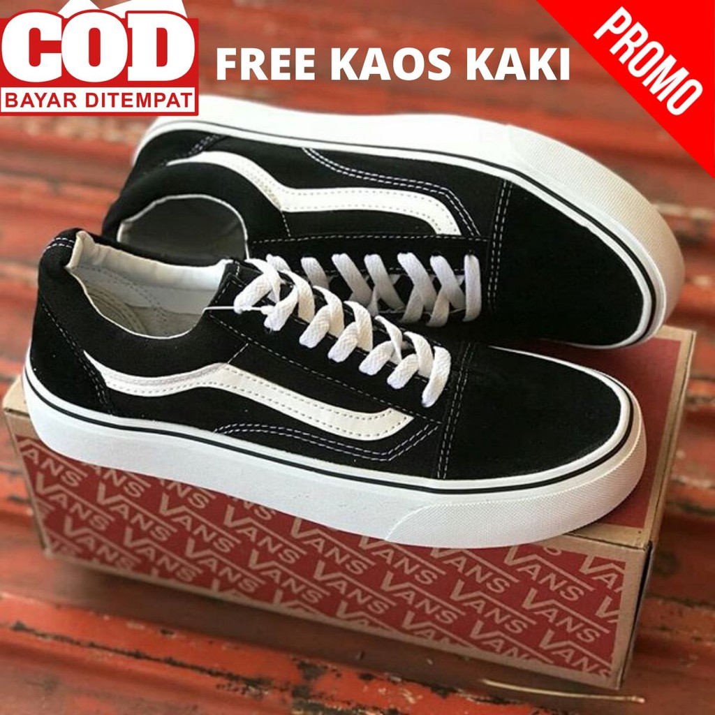 vans old skool tali hitam