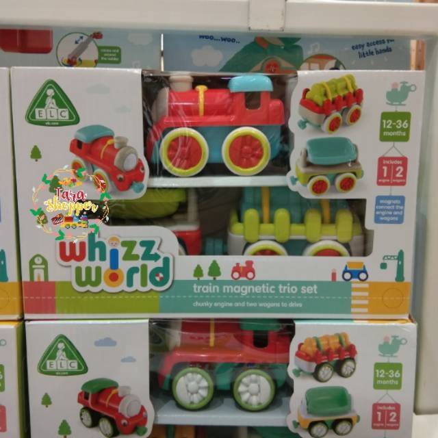 ELC whizz world magnetic trio set