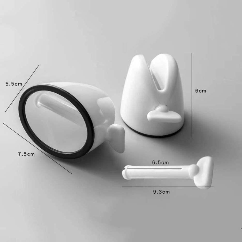 【 ELEGANT 】 Dispenser Odol Plastik Berguna Presser Lazy Tools Manual Toothbrush Holder