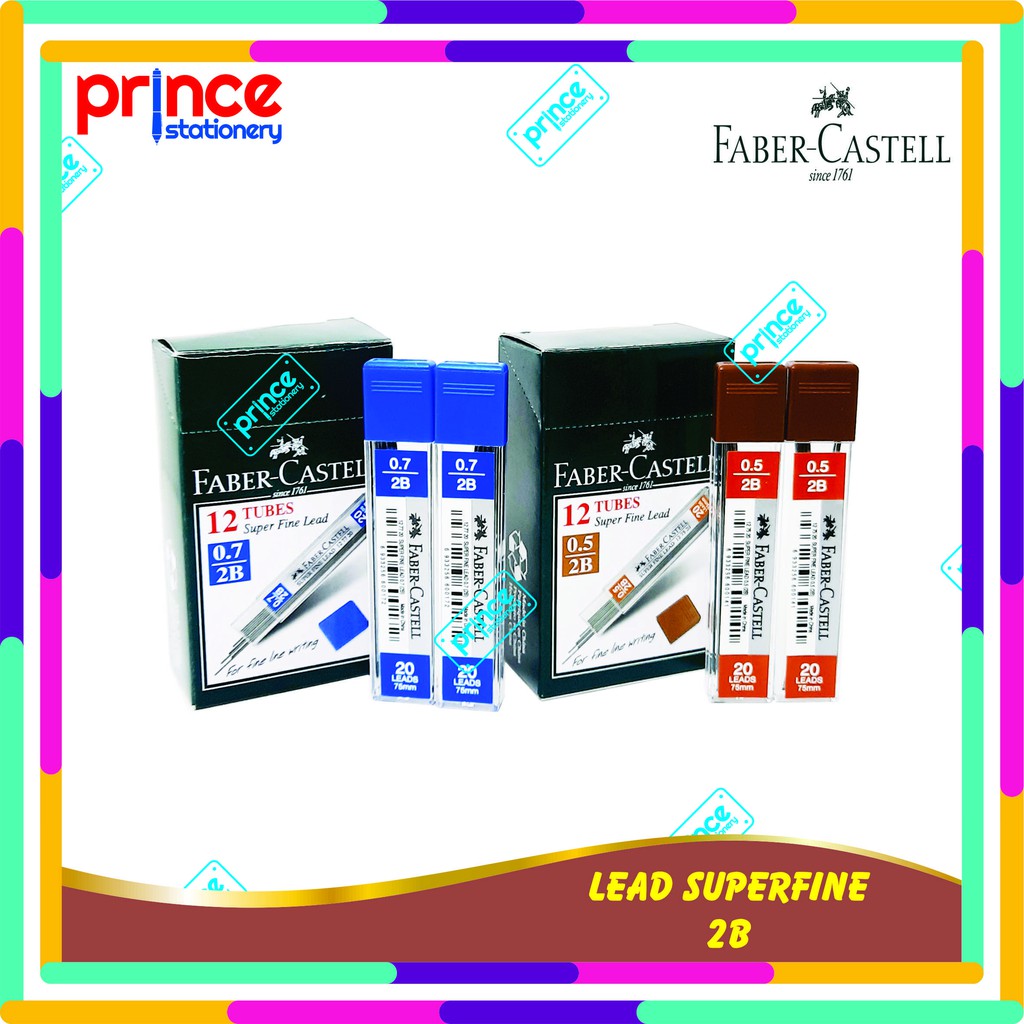 

FABER-CASTELL REFILL PENSIL MEKANIK 2B