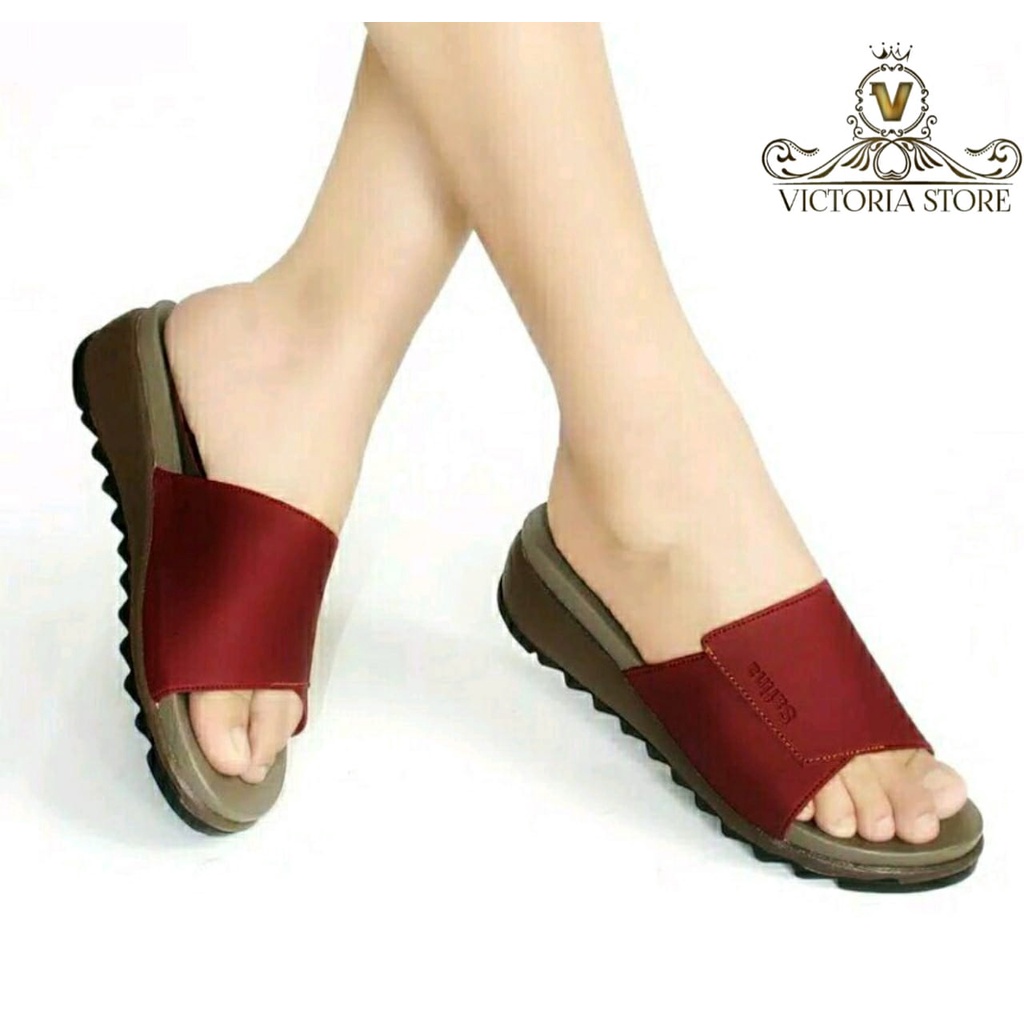 Sandal Wanita Terbaru Wedges Sandal Pesta Wedges Wanita Sandal Kekinian Terbaru Selop