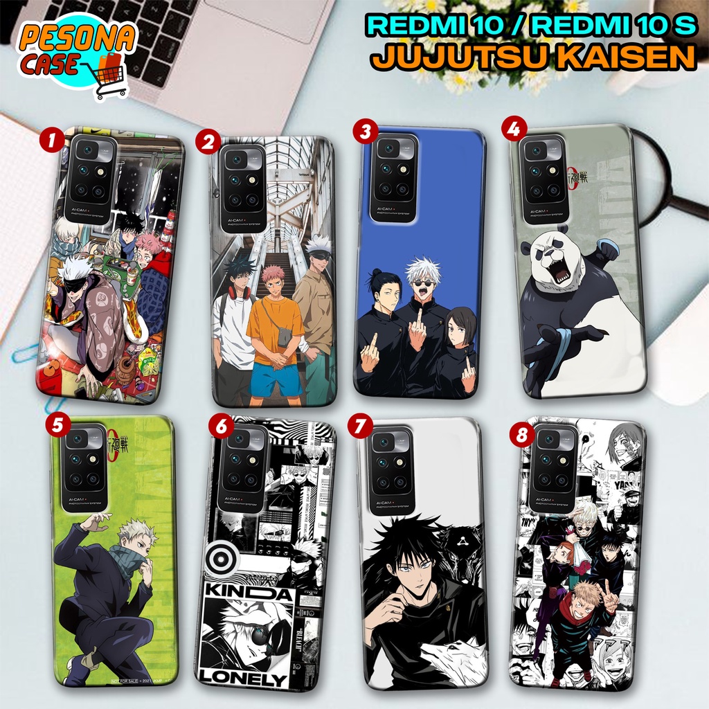 Case REDMI 10 / REDMI 10 S Hardcase 3D Fullprint Fashion Case JUJUTSU KAISEN Casing Handphone