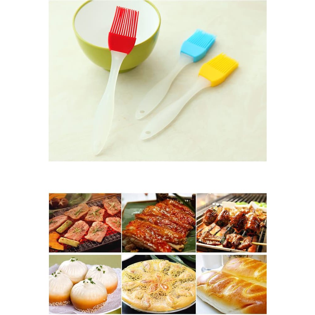 KUAS KUE SILIKON Kuas Silikon Kuas Karet Kuas Roti Grosir Kuas Makanan Food Brush Silicone Pastry