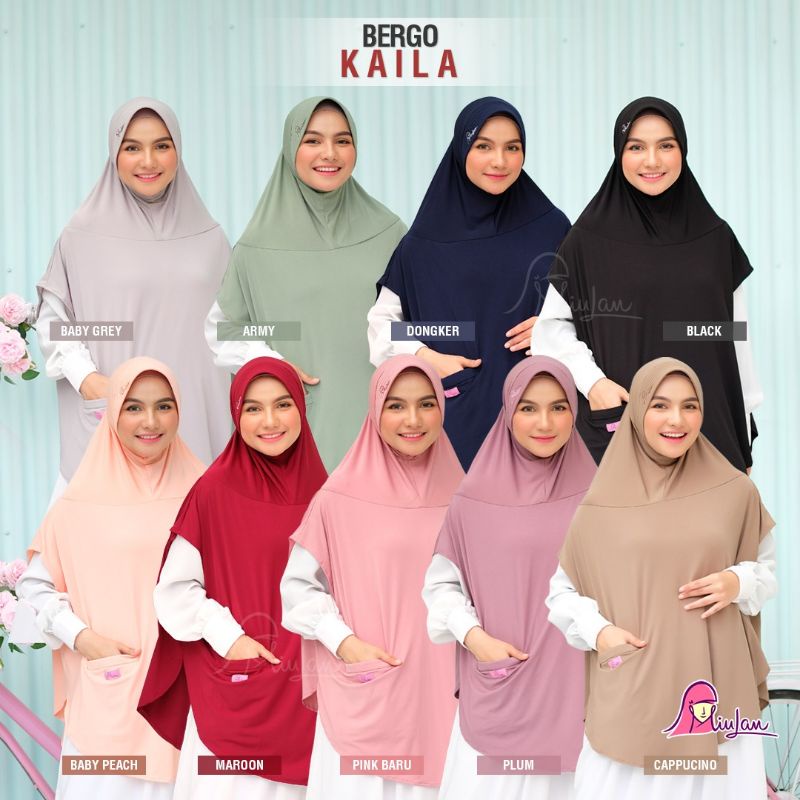 Bergo Dewasa Kaila|Bergo Dewasa Miulan Original