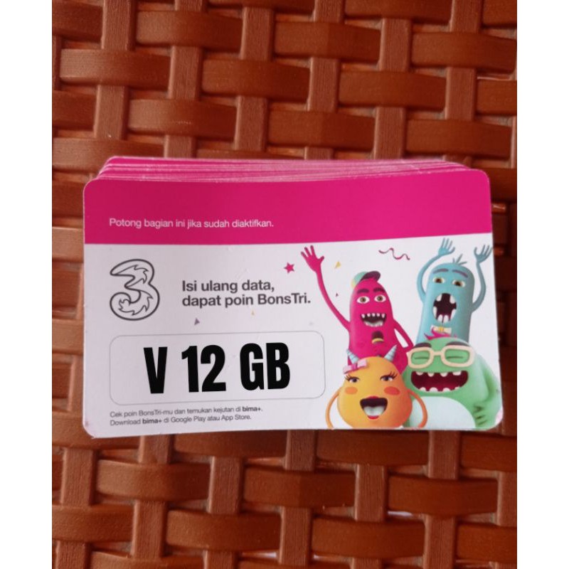 Voucher Tri Happy 12Gb