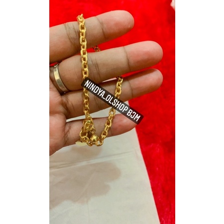 gelang belitung 10-15grm lapis emas 999