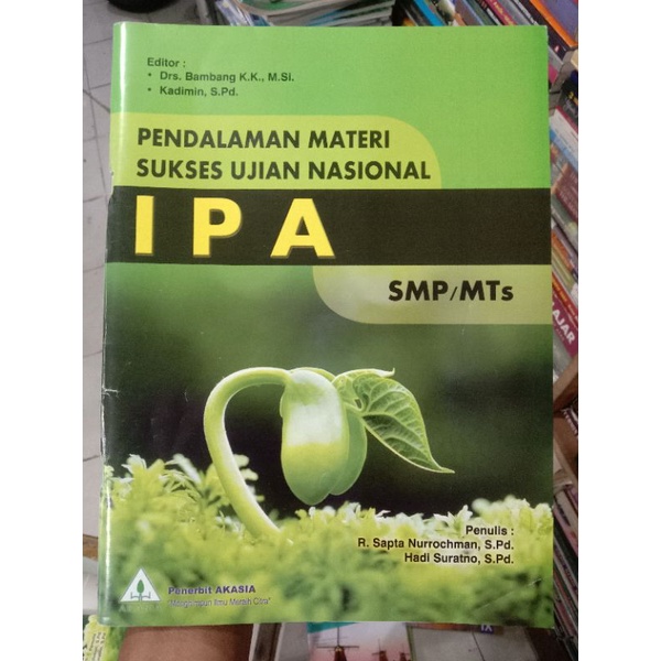 Pendalaman Materi IPA SMP.