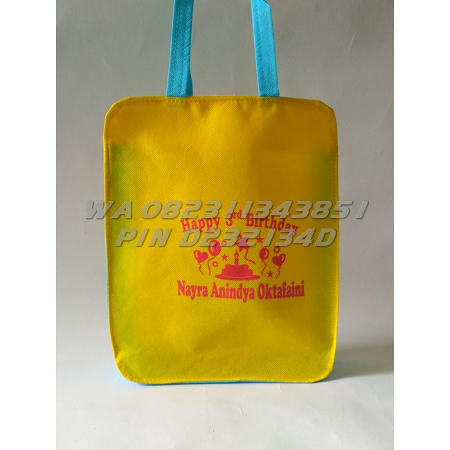 Tas Ulang Tahun Anak  MINION Model Jinjing | Goodie Bag-1