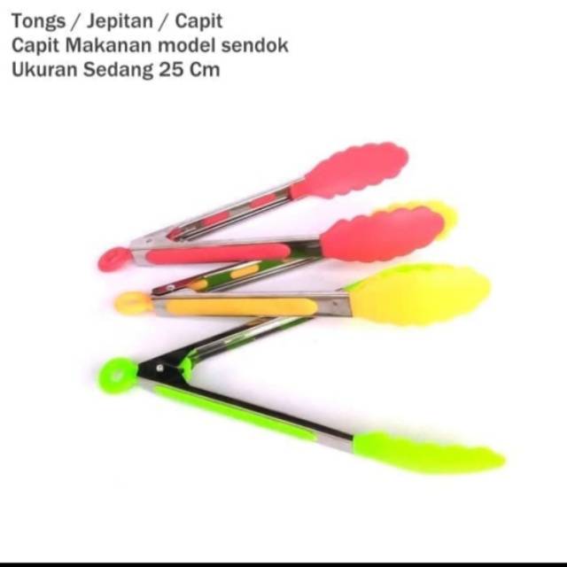 Penjepit Capit Makanan / Tongs Makanan /Sayur/Buah/Cake