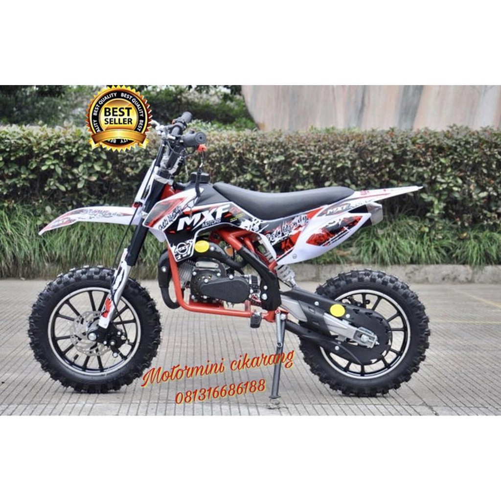 Jual Motor Mini Trail 50cc Mt4 New Mesin 2tak Berkualitas Shopee