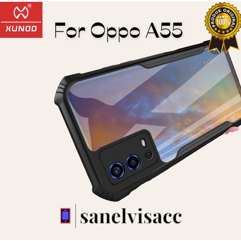 Case Xundd Original Oppo A55 Soft Hard Case Hybird - Black