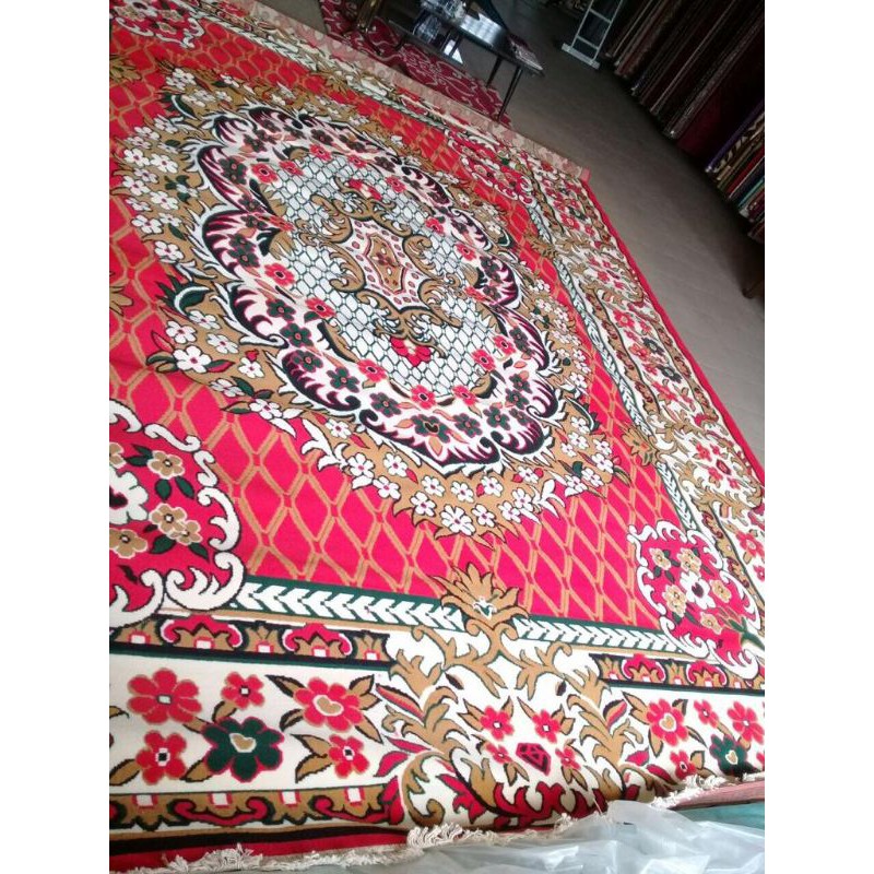 Permadani jumbo uk 4x5, Karpet super besar, Karpet bulu, Karpet acara, Karpet lesehan, Karpet pondok