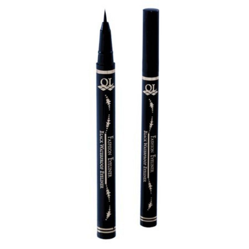 QL COSMETICS FASHION EYELINER BLACK WATERPROOF ORIGINAL BPOM ~ Eyeliner Hitam QL Cosmetic Tahan Air