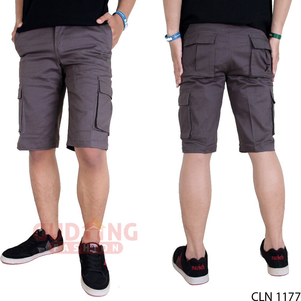 Celana Pendek Terbaru Cargo Pants Pria - CLN 1177