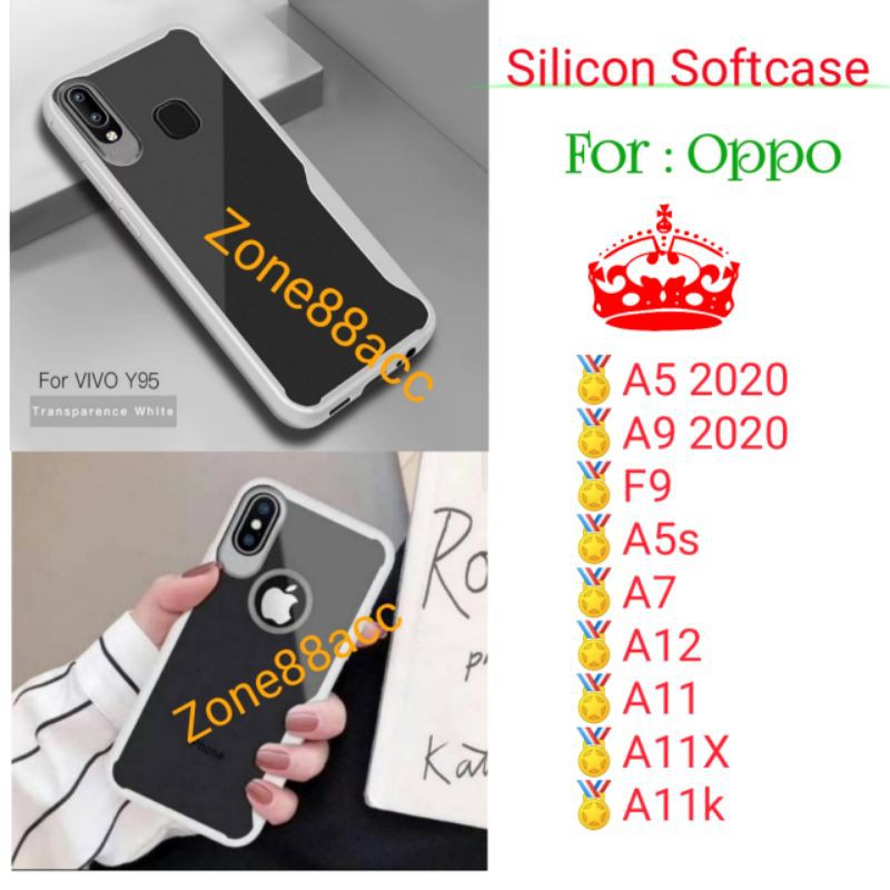 Case Oppo A5 A9 F9 A5s A7 A12 A11 A11X A11k 2020 Silicon Softcase Silikon Casing Cover  Focus