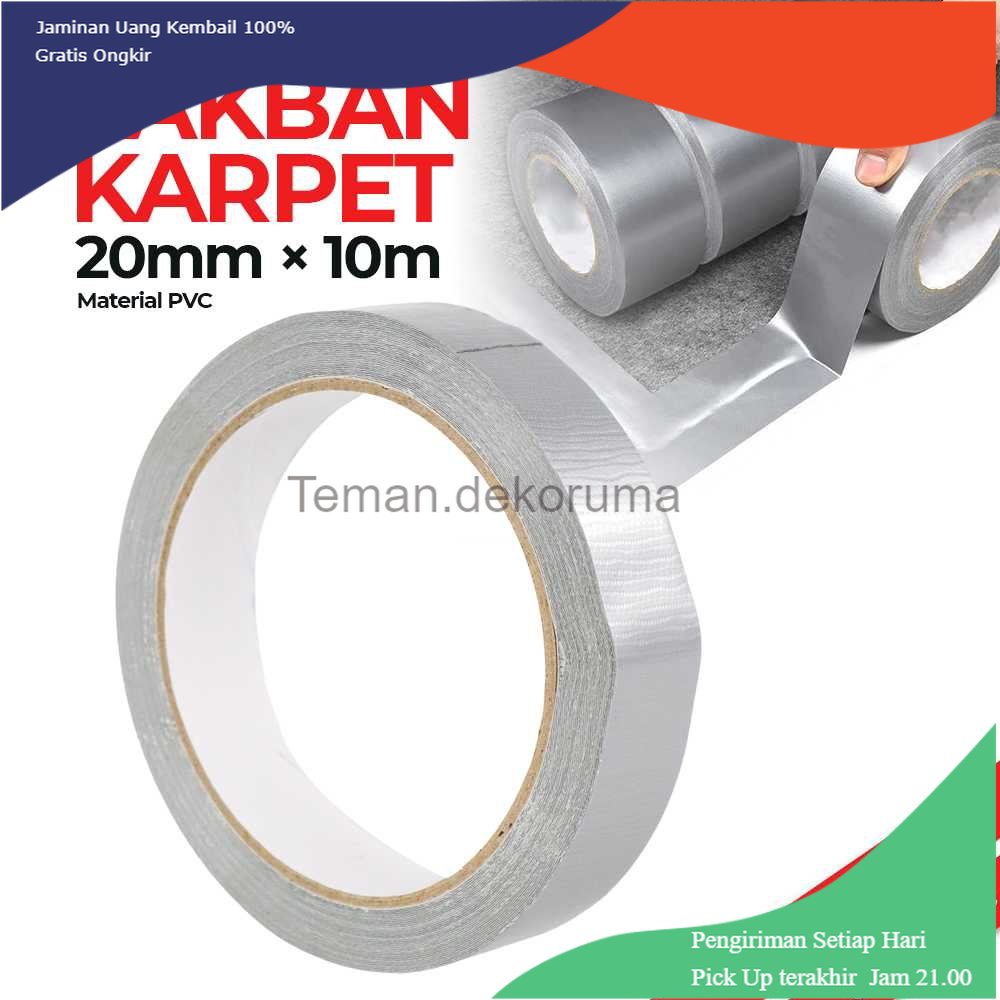 TD - PKK NiceLiving Lakban Karpet Super Sticky Cloth Floor Duct Tape 10M - NL20