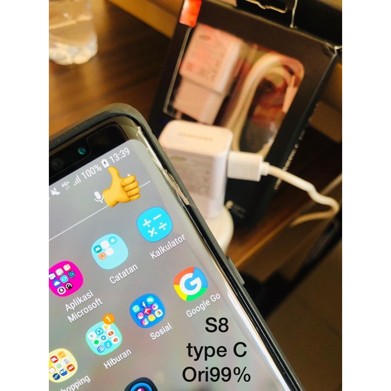 PROMO CHARGER SAMSUNG S8 / S9 TYPE C ORI99%