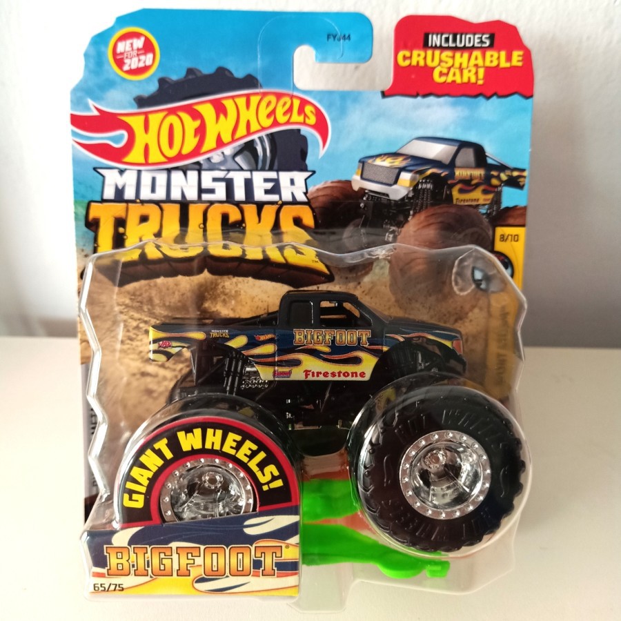 Hot Wheels Monster Trucks -  BIG FOOT - Hotwheels Truck Original - Mainan Diecast Truk