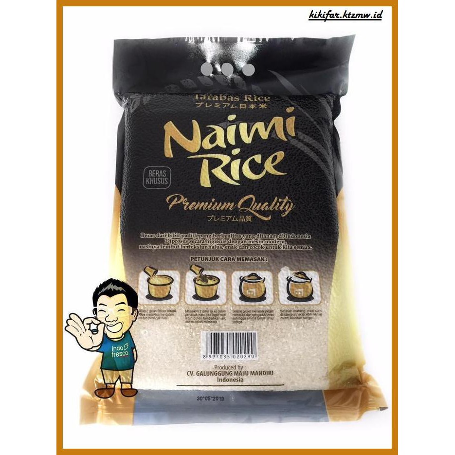 

ANEKA-BERAS- NAIMI JAPANESE RICE- BERAS JEPANG 5KG -BERAS-SEHAT.