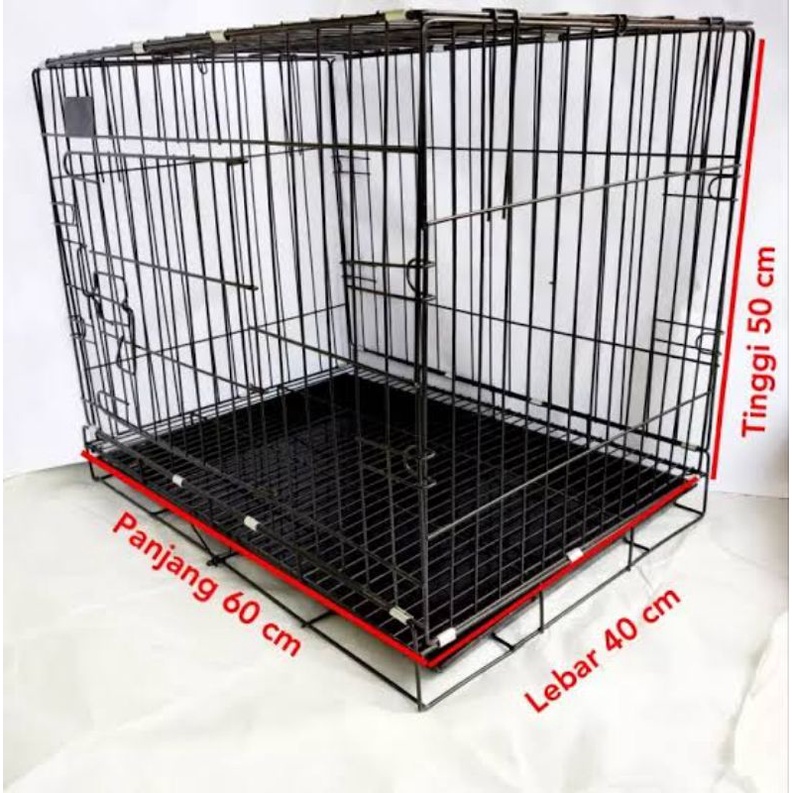 KANDANG/KURUNGAN HEWAN KUCING/ANJING/KELINCI/MONYET 60x50x40