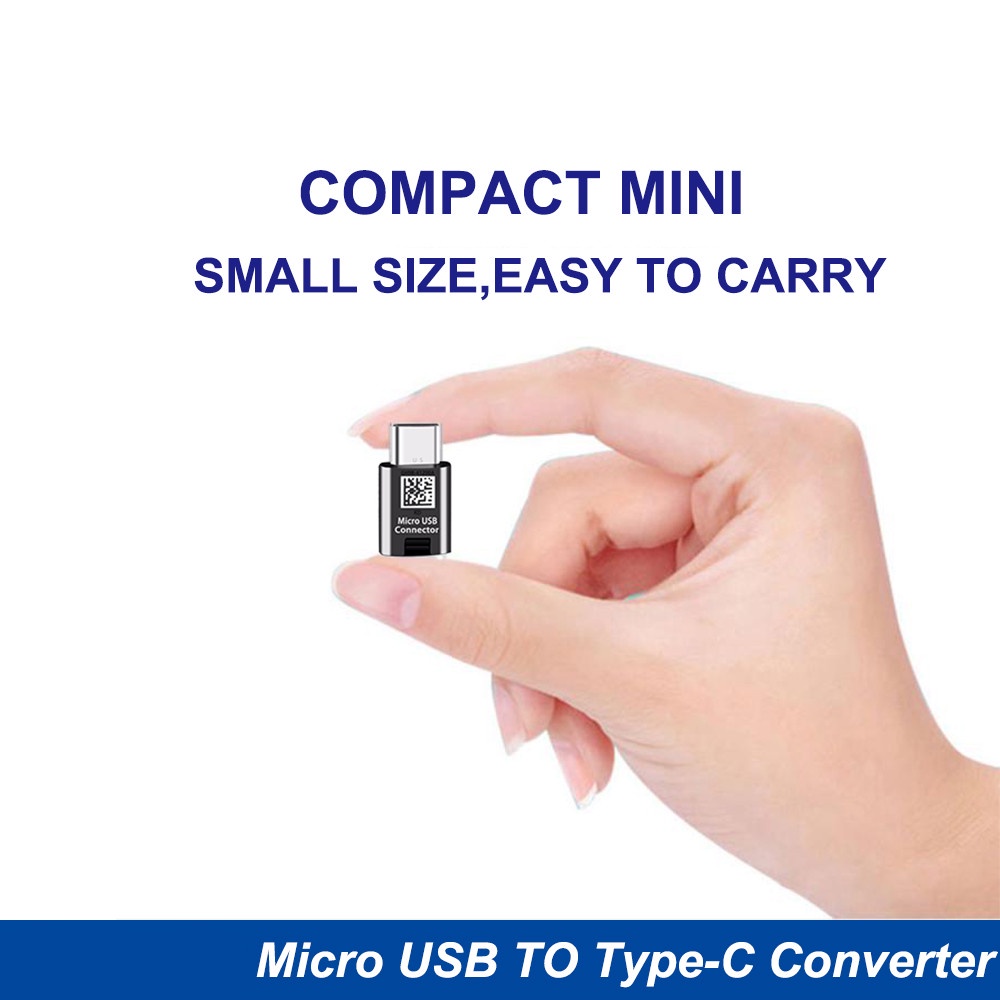 Adaptor Konverter Micro USB Ke Tipe C Fast Charging Untuk Handphone