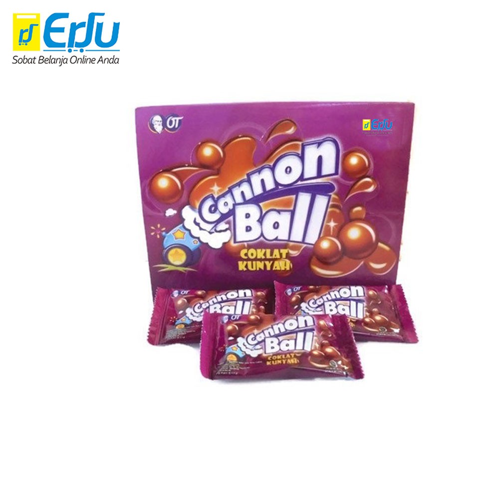 

Cannon Ball Coklat Kunyah 24pcs