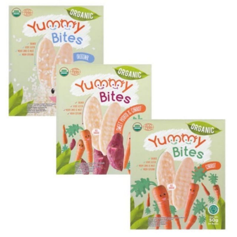 Yummy Bites - Organic Rice Crackers 50gr