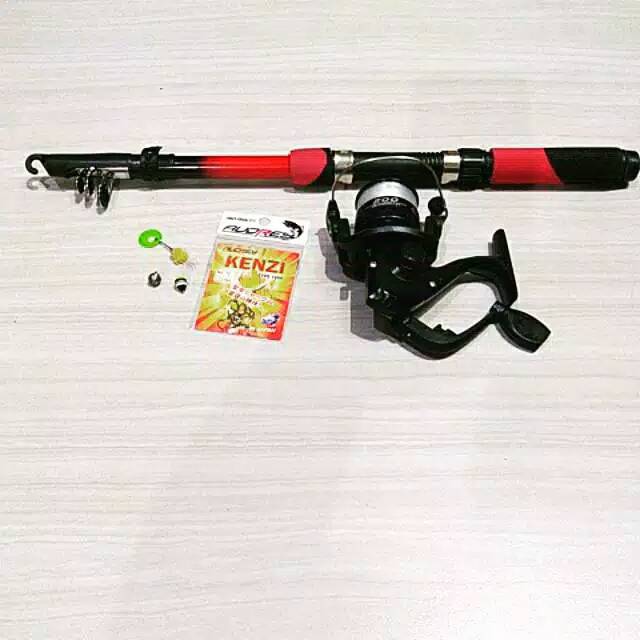 Joran pancingan komplit tinggal pakai